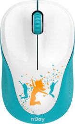 Njoy MSWL-W110-CM01B Wireless Mouse White/Blue
