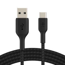 Belkin Braided USB-C to USB-A Cable 2m Black