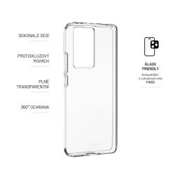 FIXED TPU Gel Case for Xiaomi POCO F5 Pro, clear, Mobiltelefon Kiegészítő