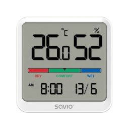 Savio CT-01 Temperature and Humidity Sensor White