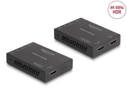DeLock HDMI Extender Set over Cat.6 cable 4K 60Hz 50m Black