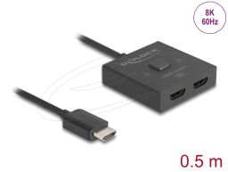 DeLock HDMI Switch 2 to 1 bidirectional 8K