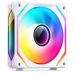 Ventilátor Jonsbo ZL-120WR PWM ARGB 3darabos csomag, fordított légáramlás - 120mm, fehér