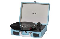 Denver VPL-120 USB Turntable Blue