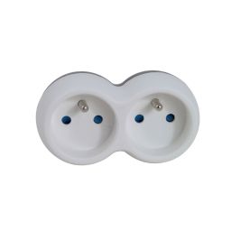 Esperanza Hálózati Elosztó 2DIN Fali White/Grey