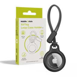 Mobile Origin Airtag Loop Case Holder A1 Black