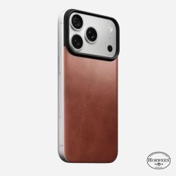 Nomad Magnetic Leather Back (Horween) Magsafe for iPhone 18 Pro/17 Pro Olde Dublin