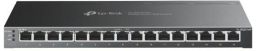 TP-LINK Switch 16x1000Mbps (8xPOE+/8xPOE), Fémházas Asztali/Rackes Menedzselhető, TL-SG2016P