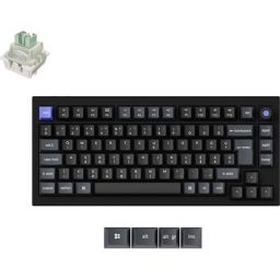 Keychron Q1 HE 8K USB magyar Ultra-fast Lime Magnetic mechanikus billentyűzet fekete