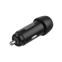 Unitek Powertrain Duo 38W Two Ports Car Charger with PD and QC Black