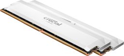 Crucial 64GB DDR5 6400MHz Kit(2x32GB) UDIMM: OC Gaming Memory White