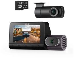Xiaomi 70mai Dash Cam 4K T800 HDR + RC41 + 256GB micrtoSDXC Set Black