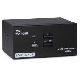 Inter-Tech AS-22HA - 2-Port DUAL-HDMI KVM