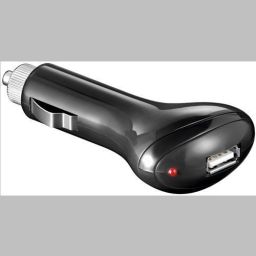 USB autós töltő 1000mA fekete GOOBAY (46974)