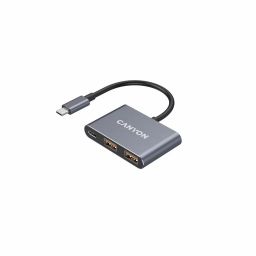 Canyon CNS-TDS3 3 Ports USB-C HUB Dark Grey