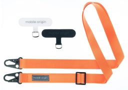 Mobile Origin Lanyard tape 25mm, 84 - 165cm Orange
