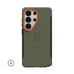 UAG Civilian case for Samsung Galaxy S26 Ultra Olive Drab/Orange