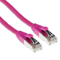 ACT CAT6A S-FTP Patch Cable 0,5m Pink