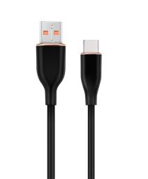 Gembird CC-USB2S-AMCM-1.5M-BK Premium silicon Type-C USB charging and data cable 1,5 m Black