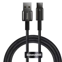 Baseus Tungsten Gold USB-A - USB-C 100W Cable 1m Black