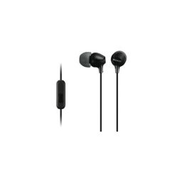 SONY MDREX15APB.CE7, 18-22000 Hz, 16 ohm, 3.5 mm Jack, 1,2 m Vezetékes, szilikonos Fülhallgató mikrofonnal, Fekete