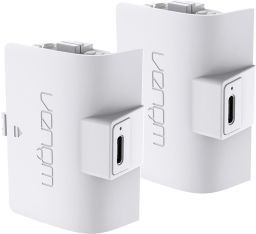 Venom VS2874 High Capacity Recharcable Battery Packs for XBOX White