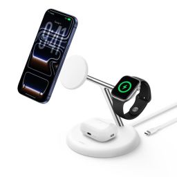 Belkin UltraCharge 3in1 Magnetic Charger 25W White