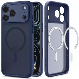 Spigen Ultra Hybrid MagSafe case for iPhone 18 Pro Max/17 Pro Max Frost Deep Blue