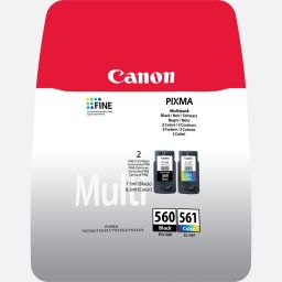 CANON PG-560XL/CL-561XL FEKETE/SZÍNES (14,3ML+12,2ML) +50DB 10x15CM FOTÓPAPÍR EREDETI MULTIPACK (3712C008)