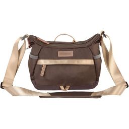Vanguard VEO GO 21M KG Shoulder Bag – Compact Camera Storage, Quick Top Access, Mini Tablet Compatible Khaki Green