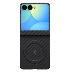 Spigen Air Skin Aramid MagSafe case for Samsung Galaxy Z Flip8 Black