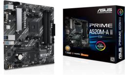 Asus PRIME A520M-A II/CSM AMD A520 AM4 mATX alaplap