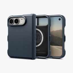 Spigen Tough Armor Pro MagSafe case for iPhone Duo Metal Slate
