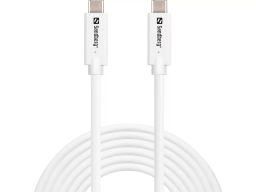 Sandberg USB3.2 USB-C to USB-C cable 3m White