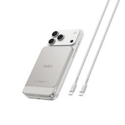 Belkin UltraCharge Pro Slim Magnetic 5000mAh PowerBank Sand