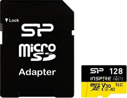 Silicon Power 128GB microSDXC Inspire UHS-1 U3 V30 A1 + adapterrel