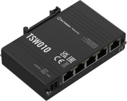 Teltonika 5 portos Ethernet switch, költséghatékony, DIN sín, ipari