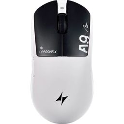 ATK Dragonfly A9 Air optikai vezeték nélküli gaming egér fehér-fekete (Bontott!)