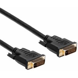 OEM DVI-D - DVI-D M/M video kábel 2m fekete dual link