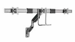 Gembird MA-WA3-01 Wall mounted adjustable monitor arm for 3 monitors 17