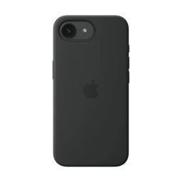 Apple iPhone 16e Silicone Case Black