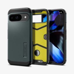 Spigen Tough Armor Google Pixel 9 Pro/Pixel 9 Abyss Green