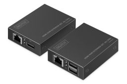 Digitus HDMI KVM Extender Set, 4K/30Hz Black