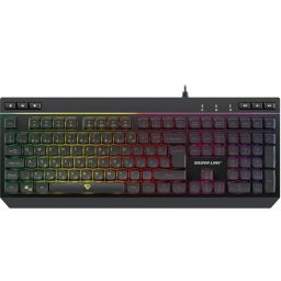 SILVERLINE gamer vezetékes billentyűzet, RGB világítás, HU