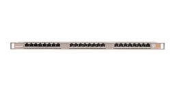 NIKOMAX 24-port Patch Panel 0,5U Grey