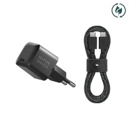 Native Union USB-C Fast GaN Charger 30W + USB-C Cable Black