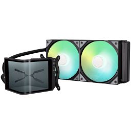TRYX PANORAMA SE AIO CPU hűtő, ARGB - 240 mm, fekete