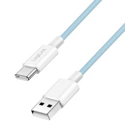Logilink USB 2.0 Type-C C/M to A/M 60W cable 1,5m Blue
