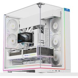Thermalright A70 ARGB White táp nélküli ablakos Mid Tower számítógépház fehér