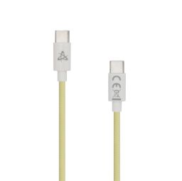 SBOX Type-C to Type-C 60W Charge and sync cable 1m Yellow